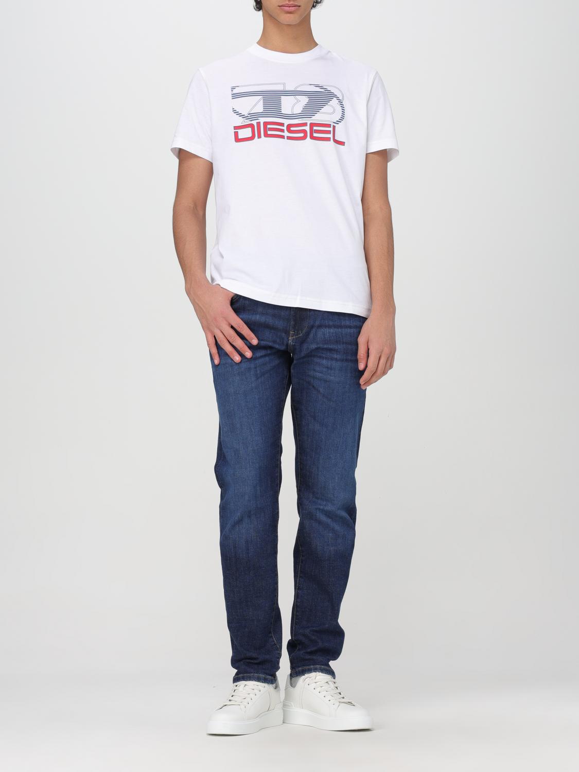 DIESEL CAMISETA: Camiseta hombre Diesel, Blanco - Img 2