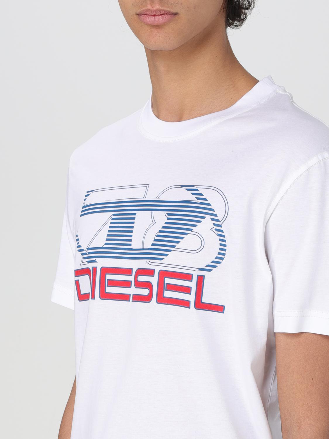 DIESEL CAMISETA: Camiseta hombre Diesel, Blanco - Img 4