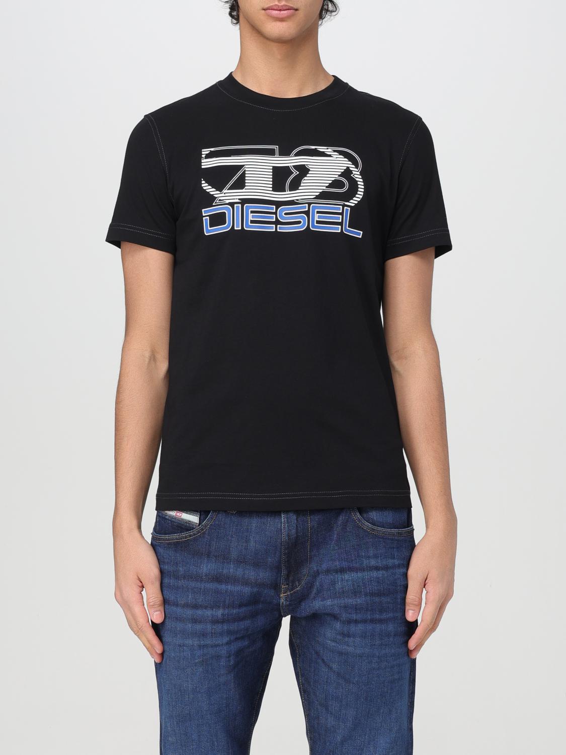 DIESEL T-SHIRT: T-shirt men Diesel, Black - Img 1