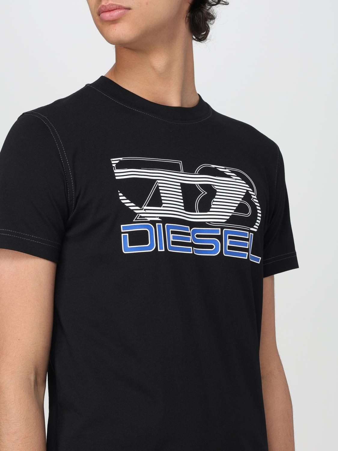 DIESEL T-SHIRT: T-shirt men Diesel, Black - Img 4