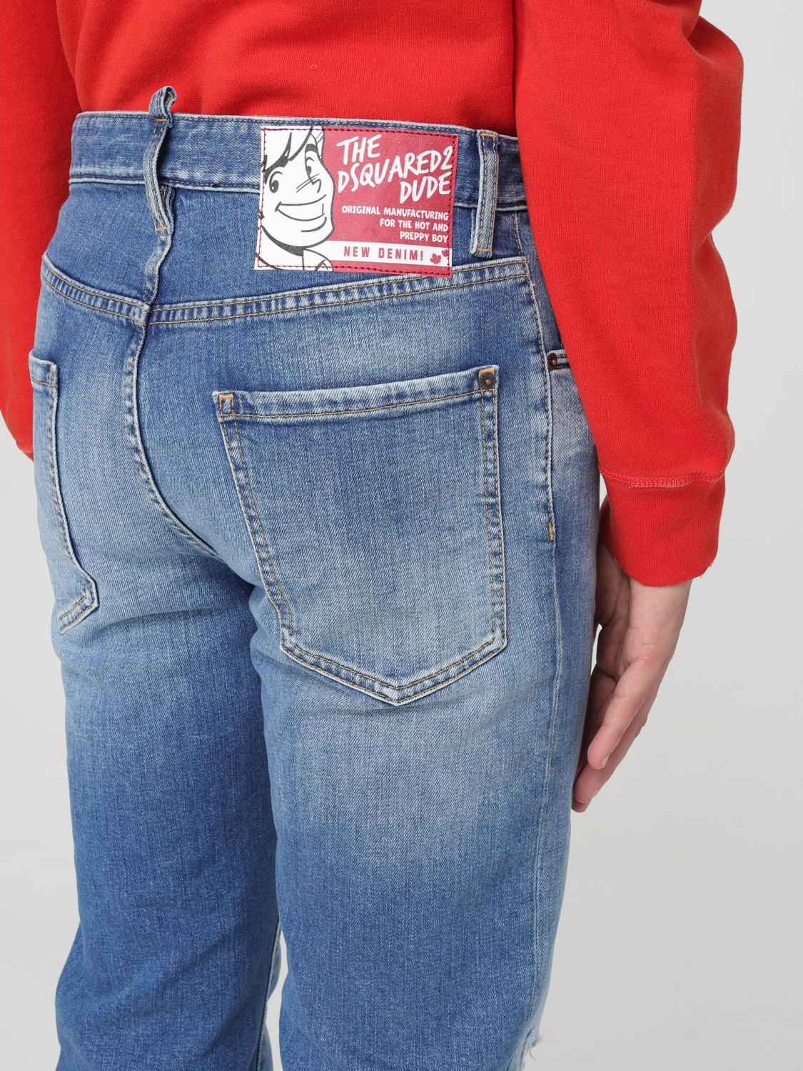 DSQUARED2 JEANS: Jeans homme Dsquared2, Bleu Marine - Img 4