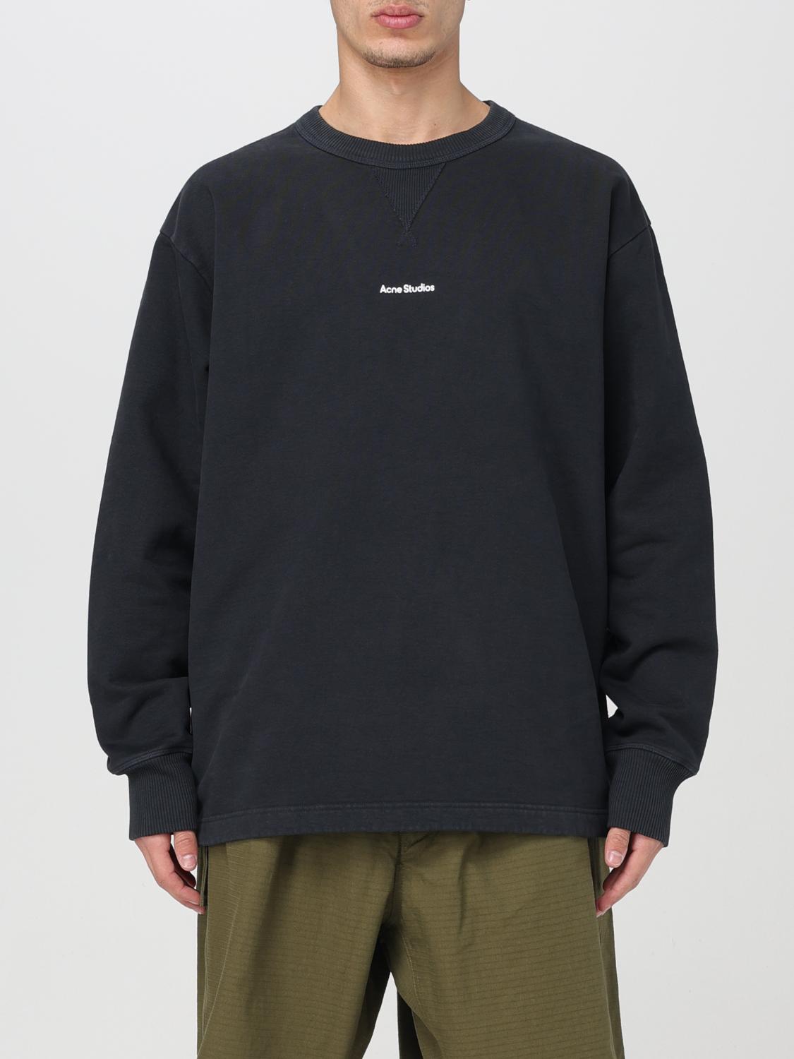 Acne Studios スウェットシャツ メンズ - ブラック | BI0184 | GIGLIO.COM