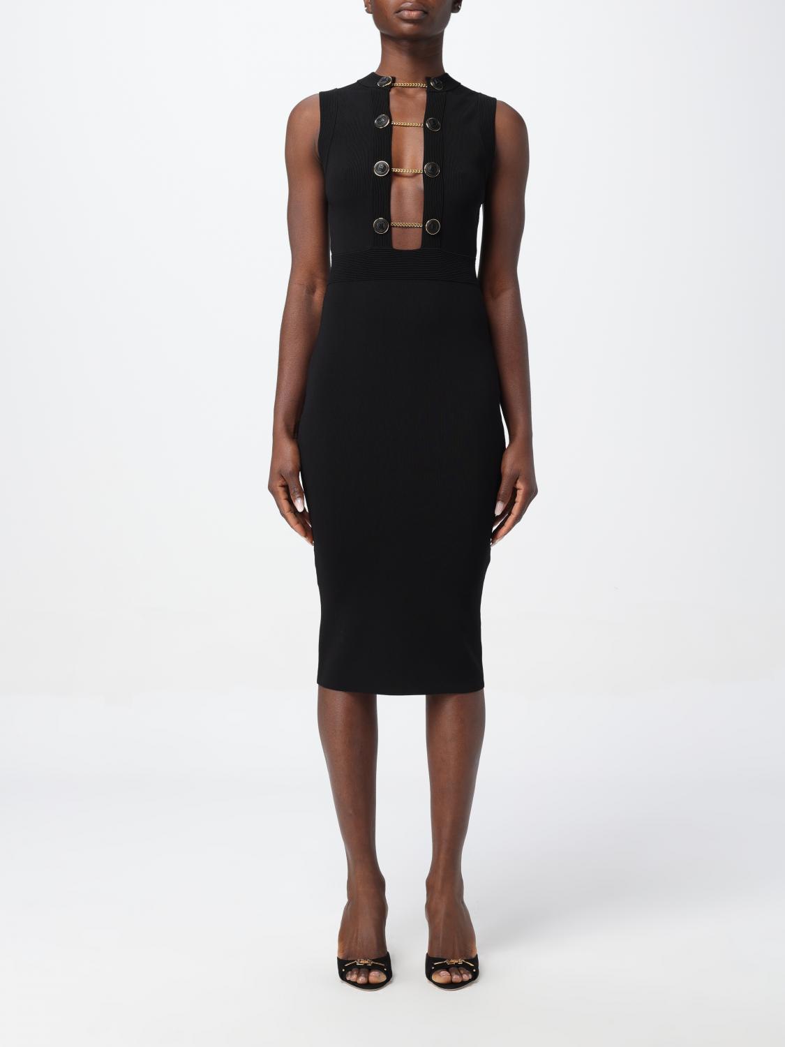ELISABETTA FRANCHI: Dress woman - Black | Elisabetta Franchi