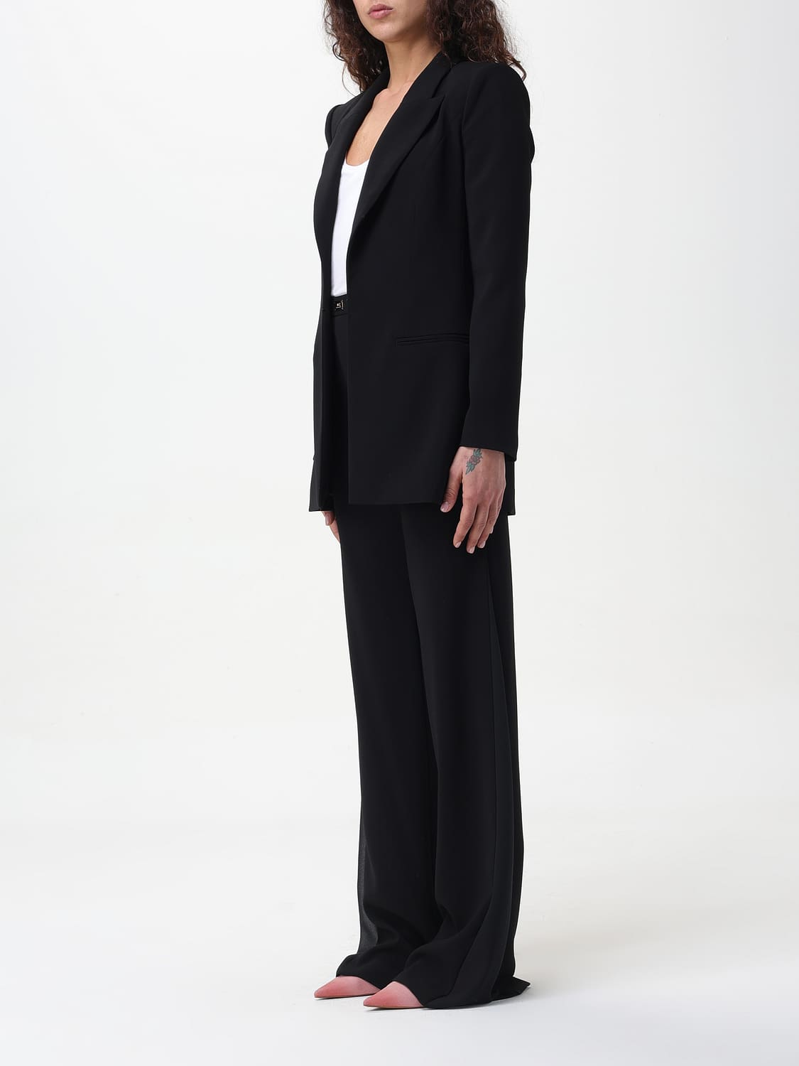 ELISABETTA FRANCHI TRAJE: Vestido mujer Elisabetta Franchi, Negro - Img 4
