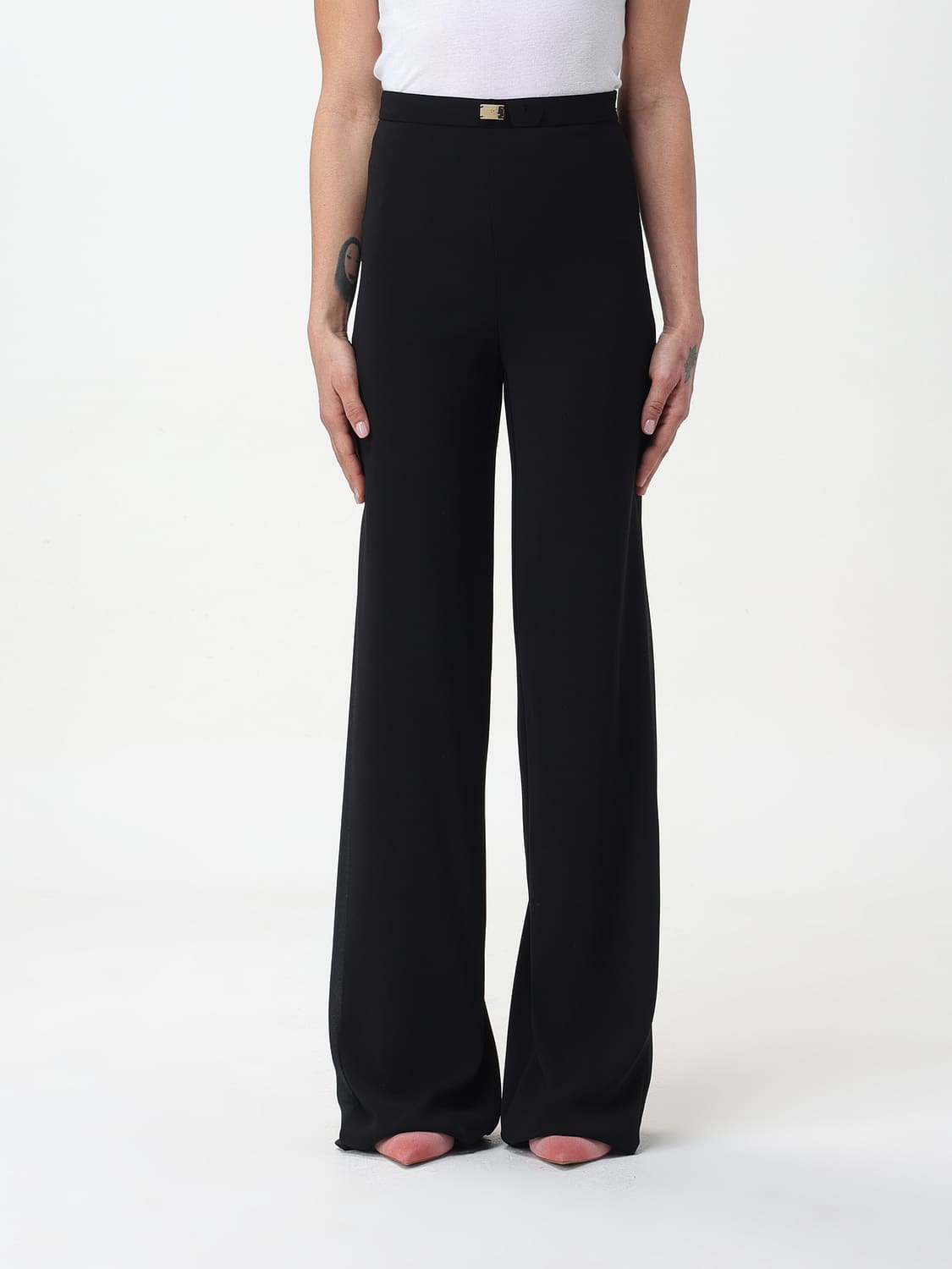 ELISABETTA FRANCHI TRAJE: Vestido mujer Elisabetta Franchi, Negro - Img 6