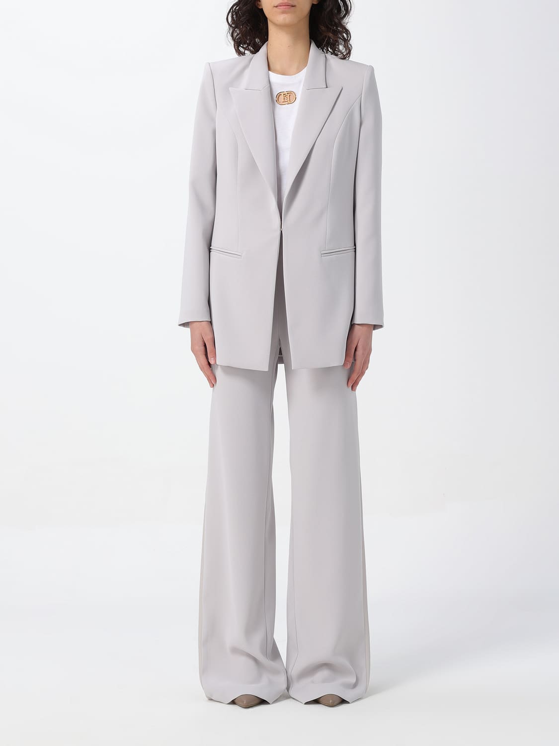 ELISABETTA FRANCHI TRAJE: Vestido mujer Elisabetta Franchi, Perla - Img 1