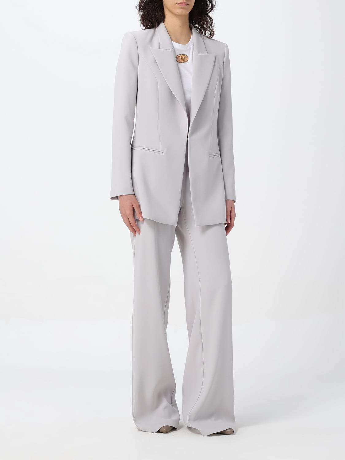 ELISABETTA FRANCHI TRAJE: Vestido mujer Elisabetta Franchi, Perla - Img 2