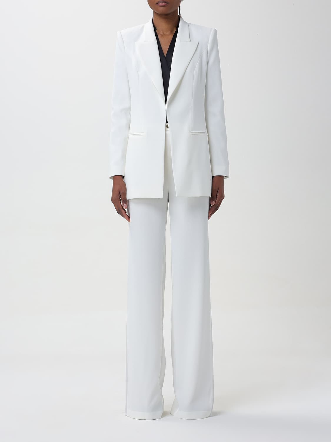 ELISABETTA FRANCHI SUIT: Dress woman Elisabetta Franchi, Ivory - Img 1