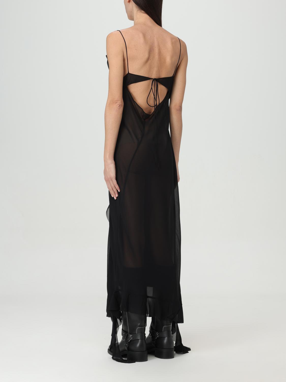 acne dress black Studios woman - Vintage Black 60s Dress tone:MONO Invisible zip closure Size:15M