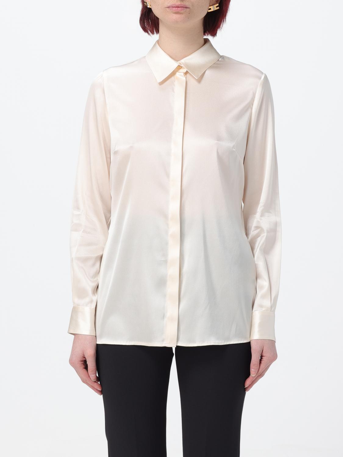 ELISABETTA FRANCHI CAMISA: Camisa mujer Elisabetta Franchi, Mantequilla - Img 1