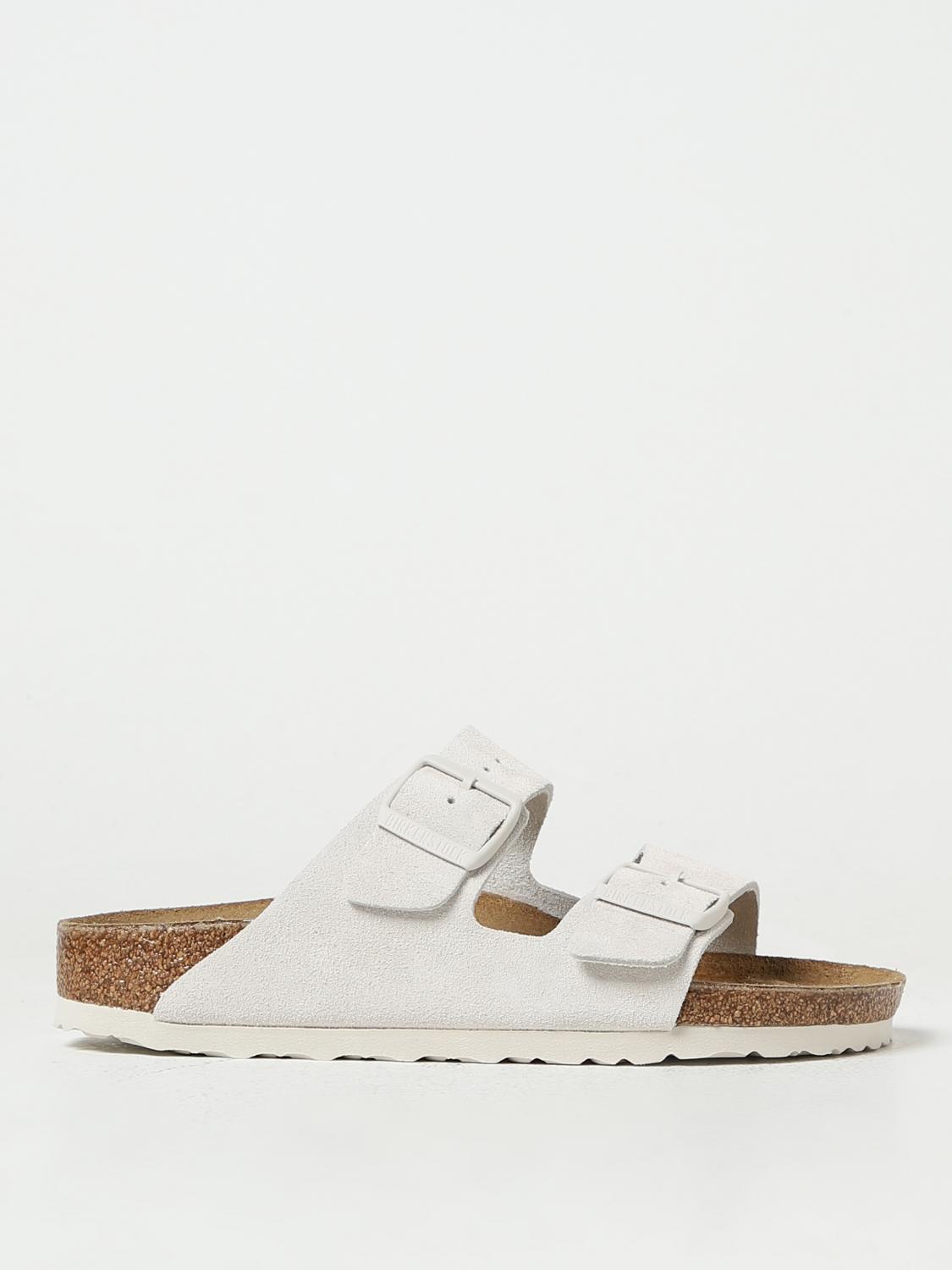 BIRKENSTOCK FLACHE SANDALEN: Flache sandalen damen Birkenstock, Weiß - Img 1
