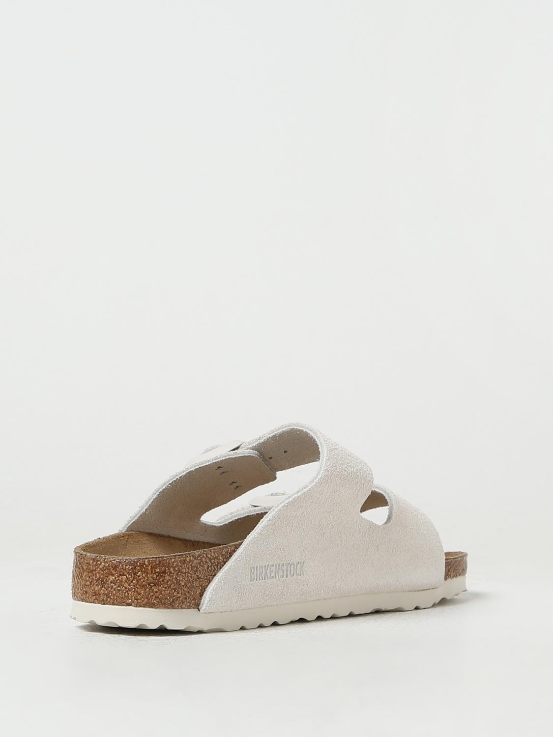 BIRKENSTOCK FLACHE SANDALEN: Flache sandalen damen Birkenstock, Weiß - Img 3