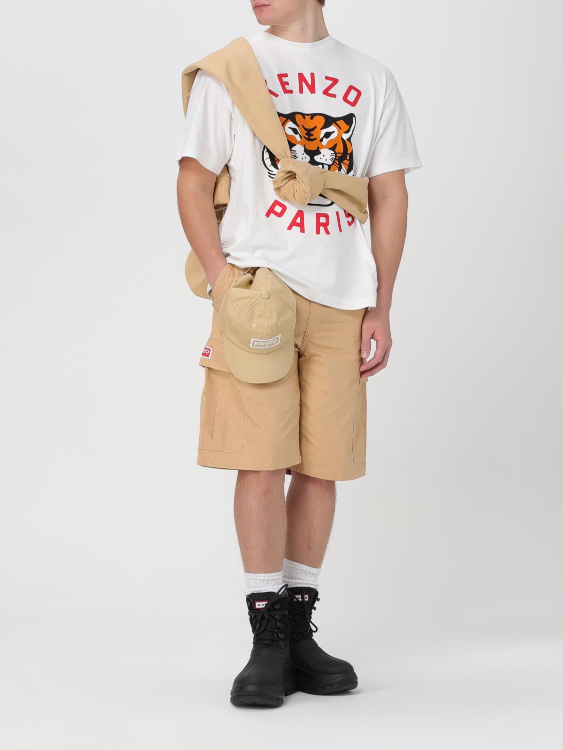 KENZO SHORTS: Short men Kenzo, Brown - Img 2