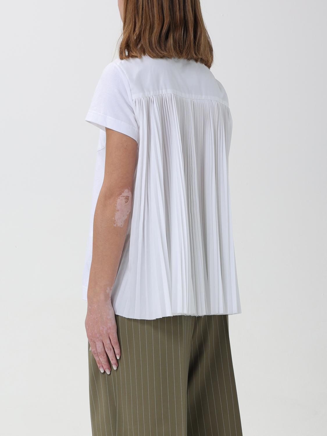 Sacai Tシャツ レディース - ホワイト | SCW088 | GIGLIO.COM