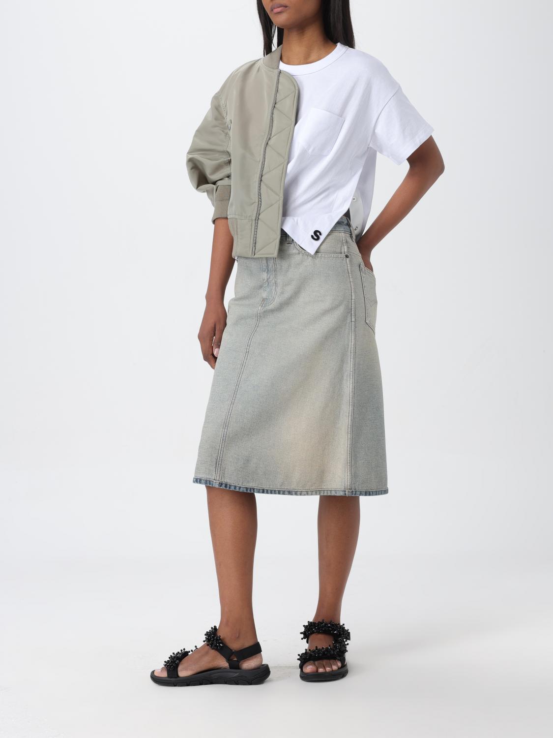 Sacai Tシャツ レディース - ホワイト | SCW098 | GIGLIO.COM