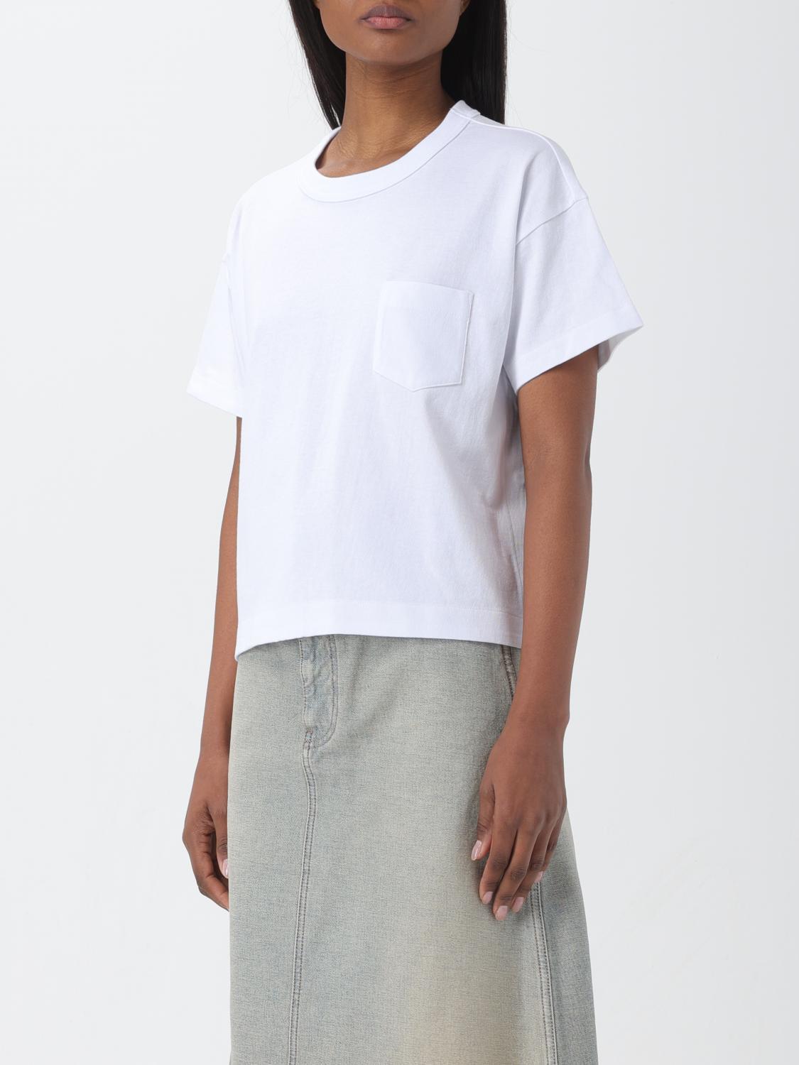 Sacai T-shirt woman - White | SCW098 | GIGLIO.COM