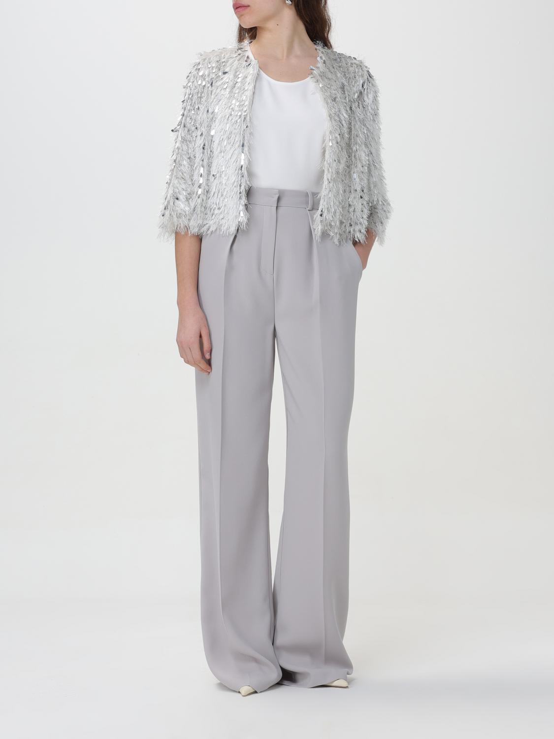 ELISABETTA FRANCHI PANTS: Pants woman Elisabetta Franchi, Pearl - Img 2
