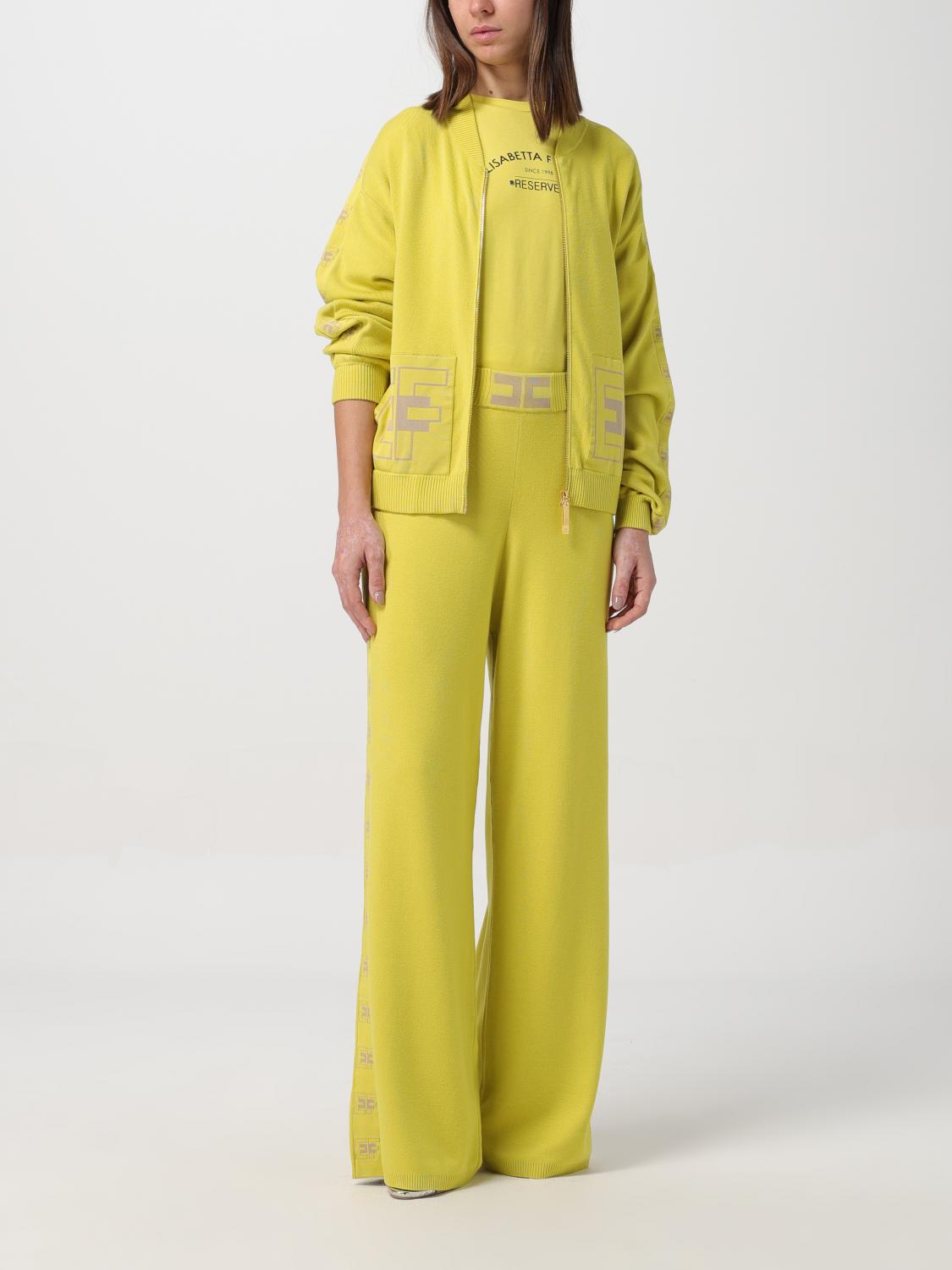 ELISABETTA FRANCHI T-SHIRT: Pullover damen Elisabetta Franchi, Gelb - Img 2