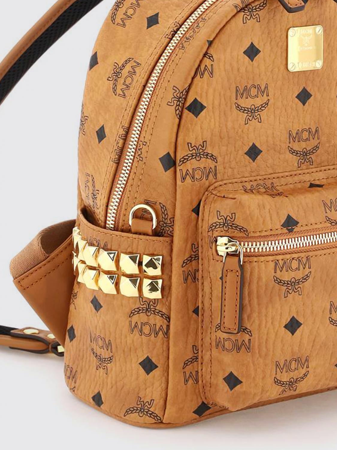 MCM BACKPACK: Backpack woman Mcm, Camel - Img 3