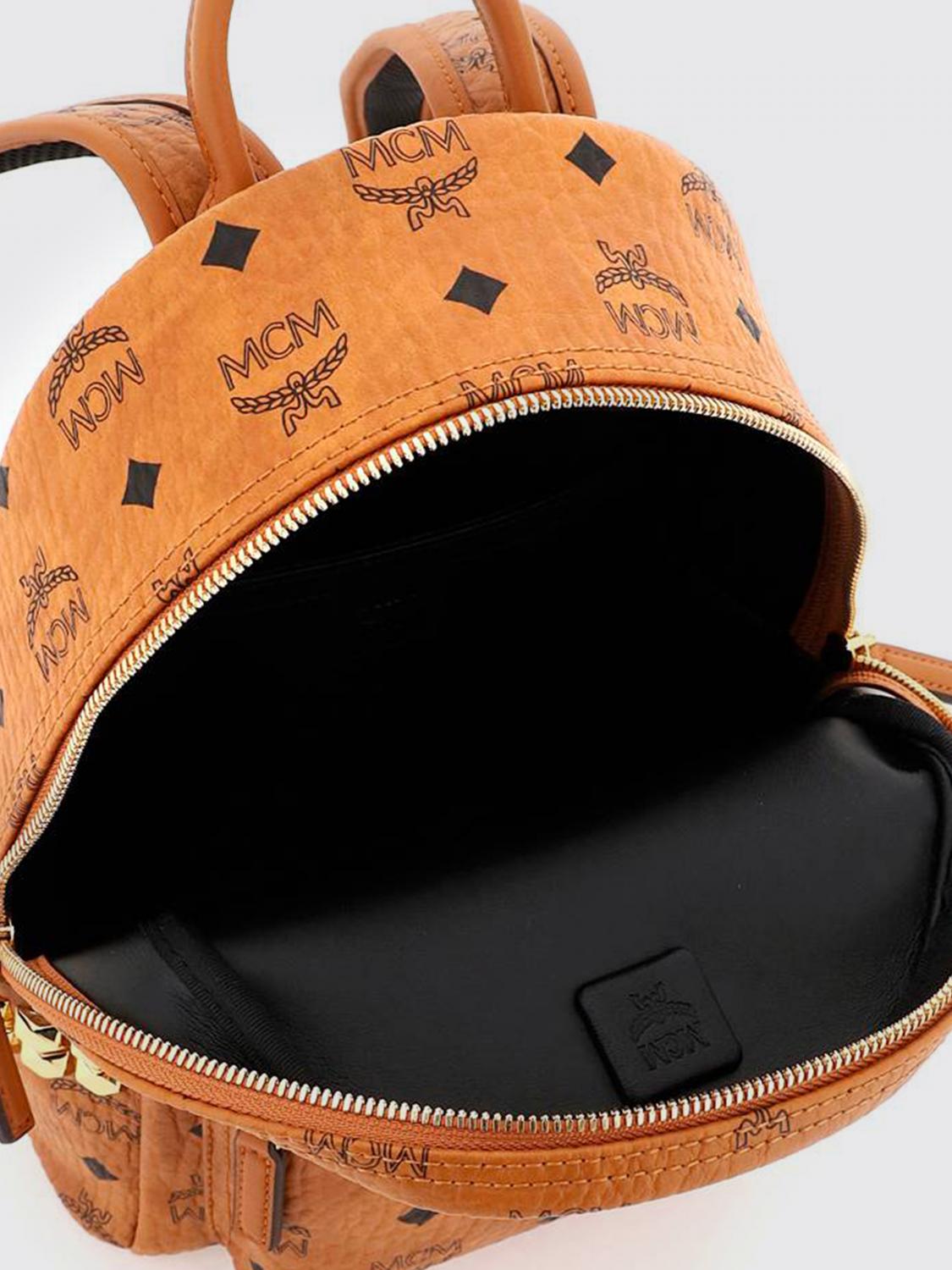 MCM BACKPACK: Backpack woman Mcm, Camel - Img 4