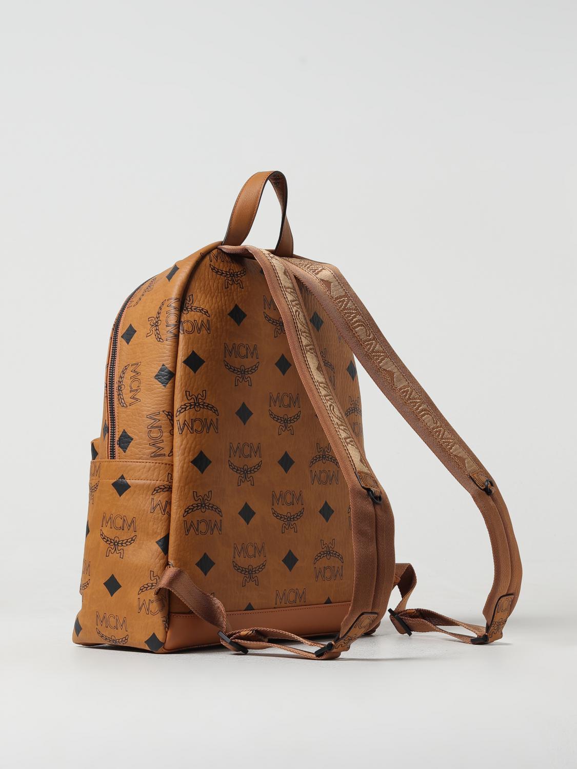 Mcm Backpack woman - Camel | MMKDAVE01 | GIGLIO.COM