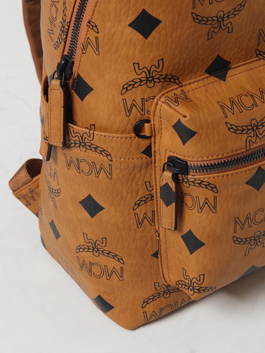 Mcm Backpack woman - Camel | MMKDAVE01 | GIGLIO.COM