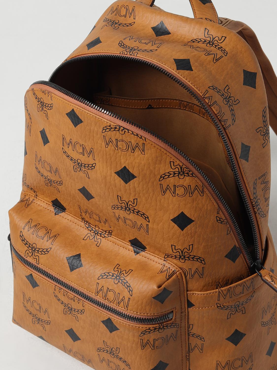 MCM バックパック　キャメル　サイズS Mcm Backpack woman - Camel | MMKDAVE01 | GIGLIO.COM