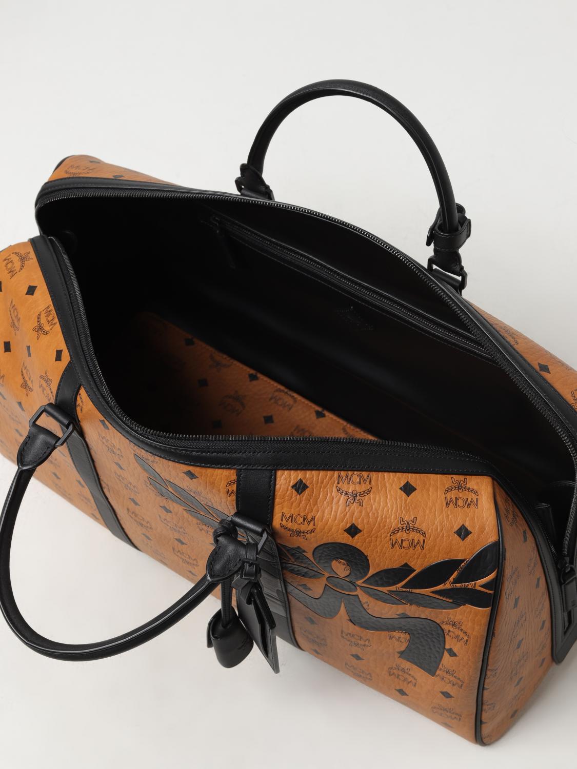 MCM VALISE: Valise femme Mcm, Chameau - Img 4