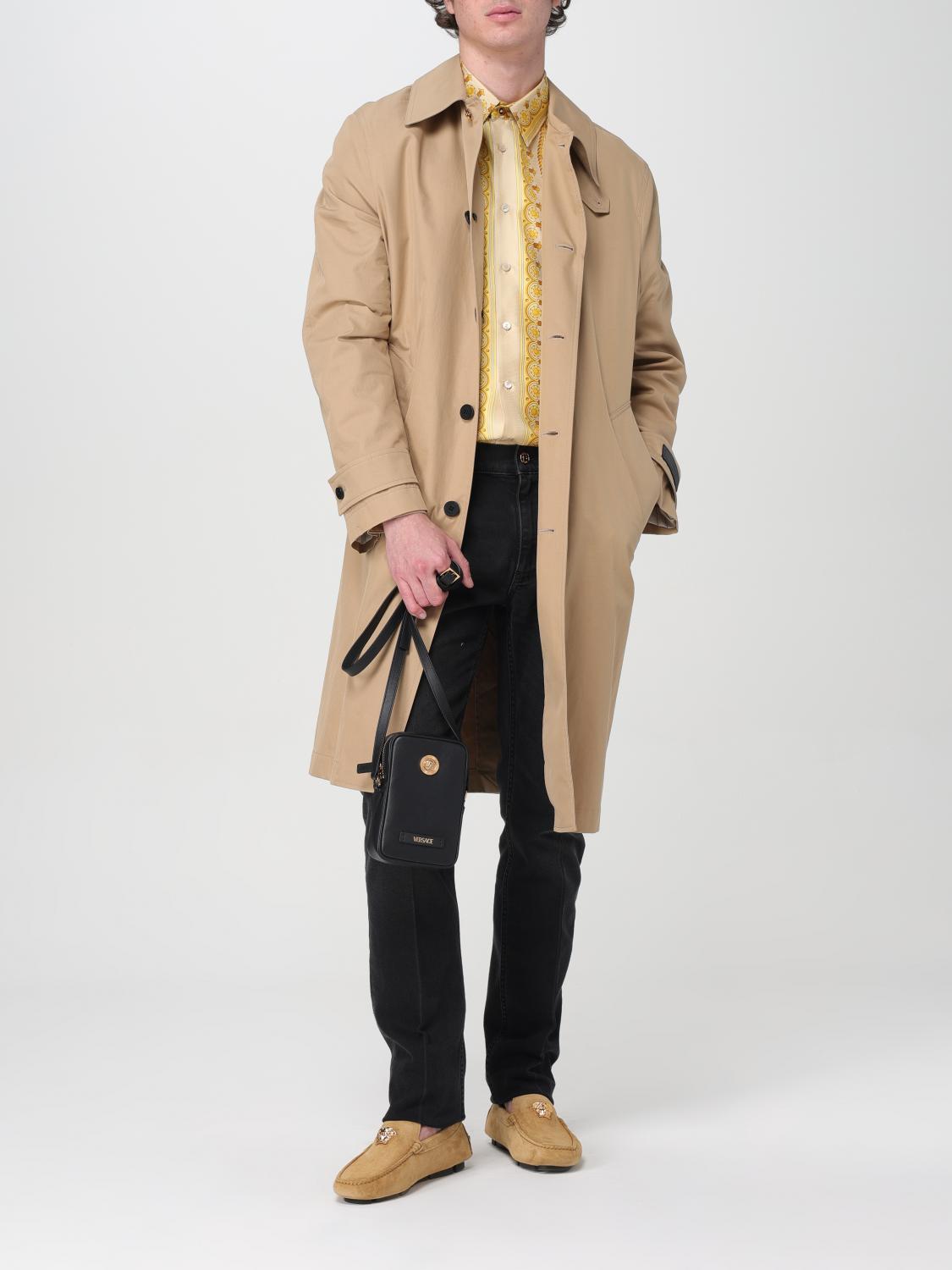 VERSACE CUSTODIA: Custodia Medusa Biggie Versace in pelle, Nero - Img 2