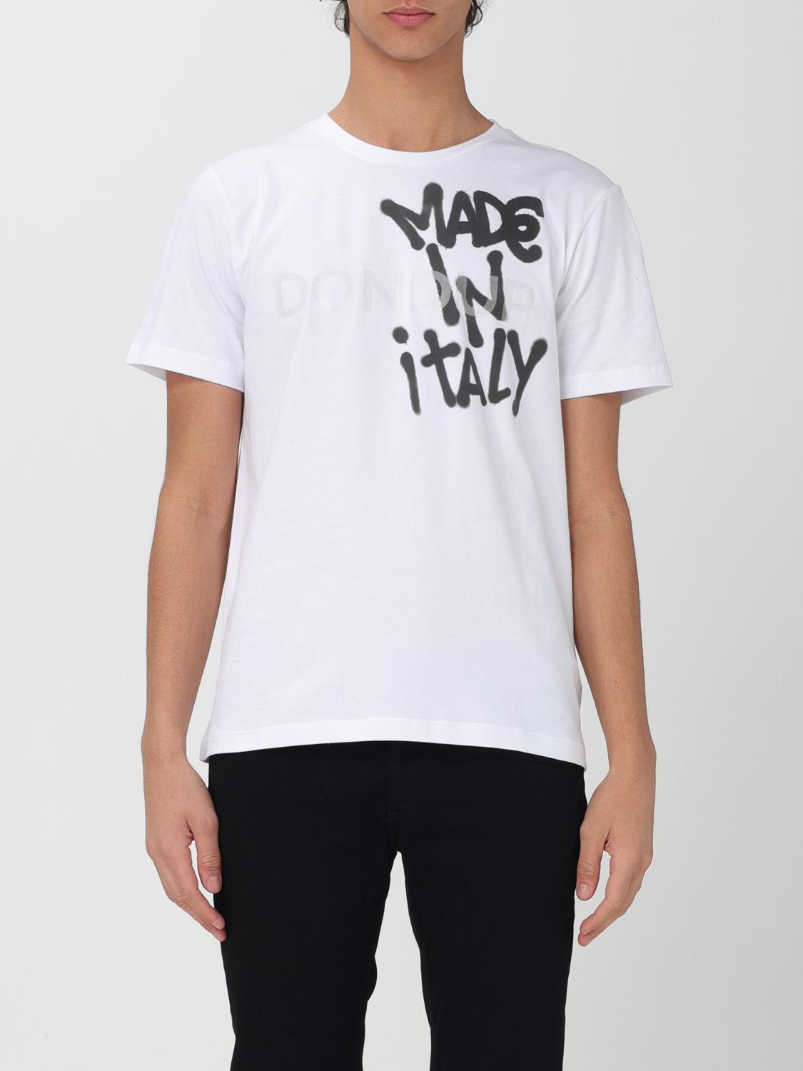 Tシャツ・カットソー DONDUP Men T-shirt White US198JF0309UIT7 000 DONDUP: T-shirt men - White | Dondup t-shirt US198JF0309UHN7