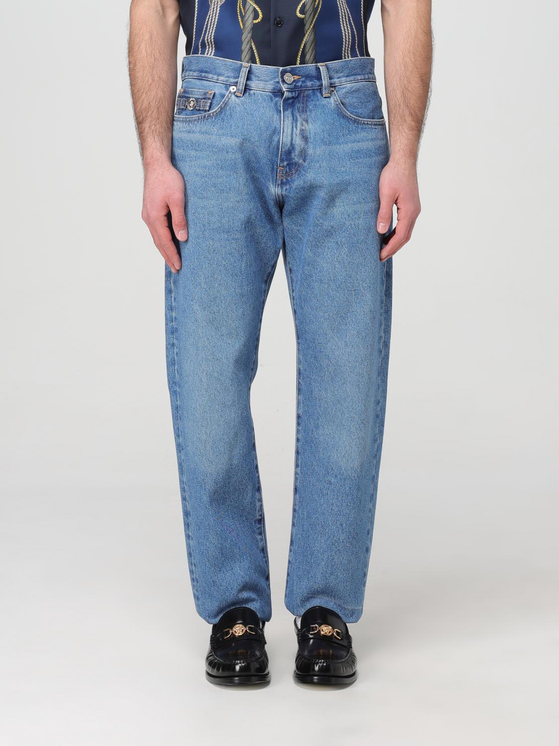 VERSACE JEANS: Jeans men Versace, Blue - Img 1
