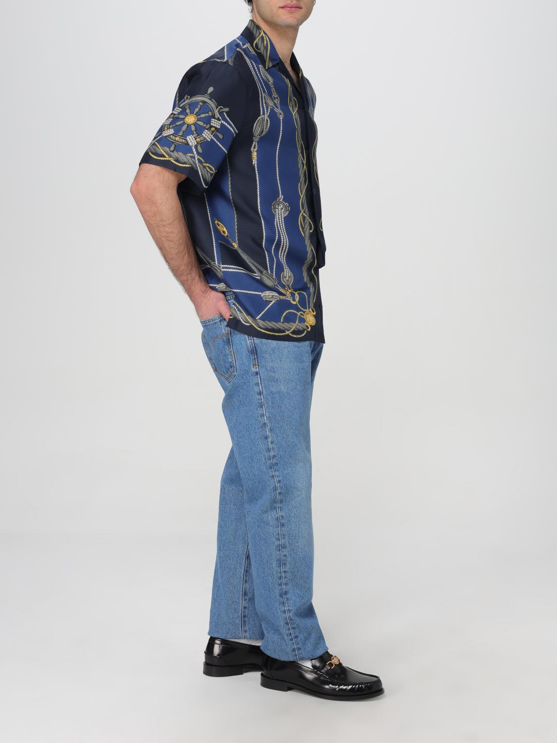 VERSACE JEANS: Jeans men Versace, Blue - Img 2