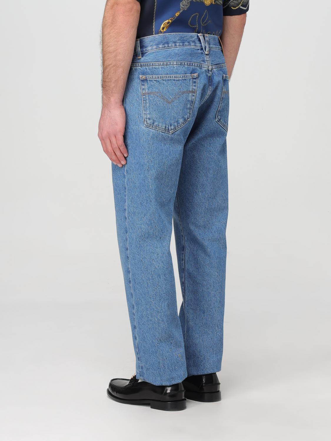 VERSACE JEANS: Jeans men Versace, Blue - Img 3