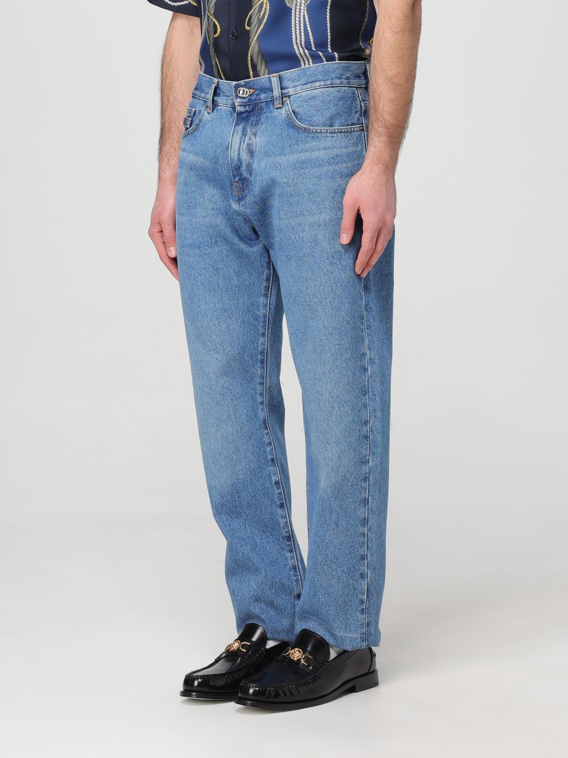 VERSACE JEANS: Jeans men Versace, Blue - Img 4