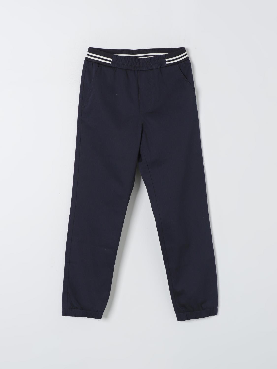 MONCLER PANTS: Pants kids Moncler, Blue - Img 1
