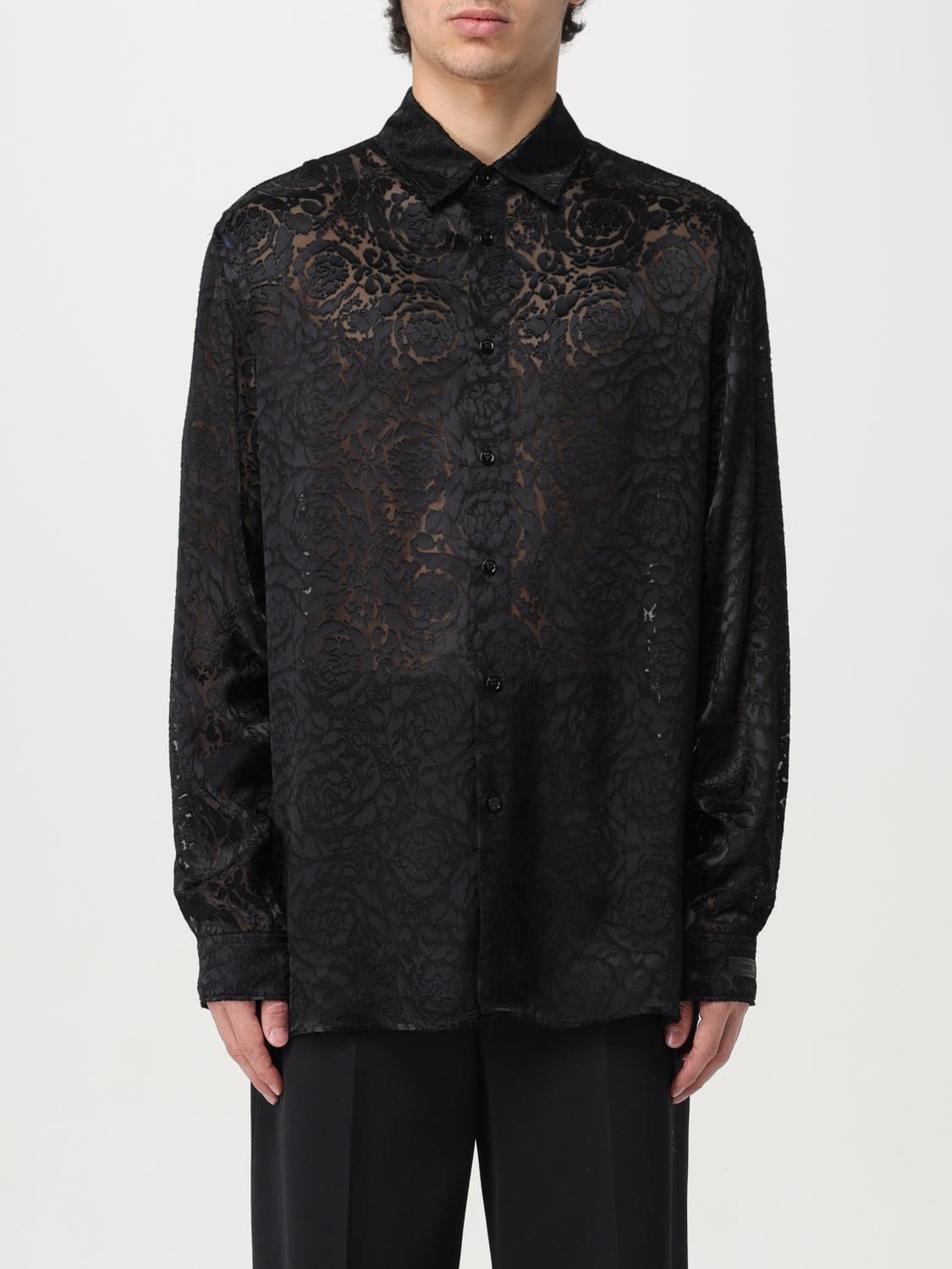 VERSACE SHIRT: Shirt men Versace, Black - Img 1