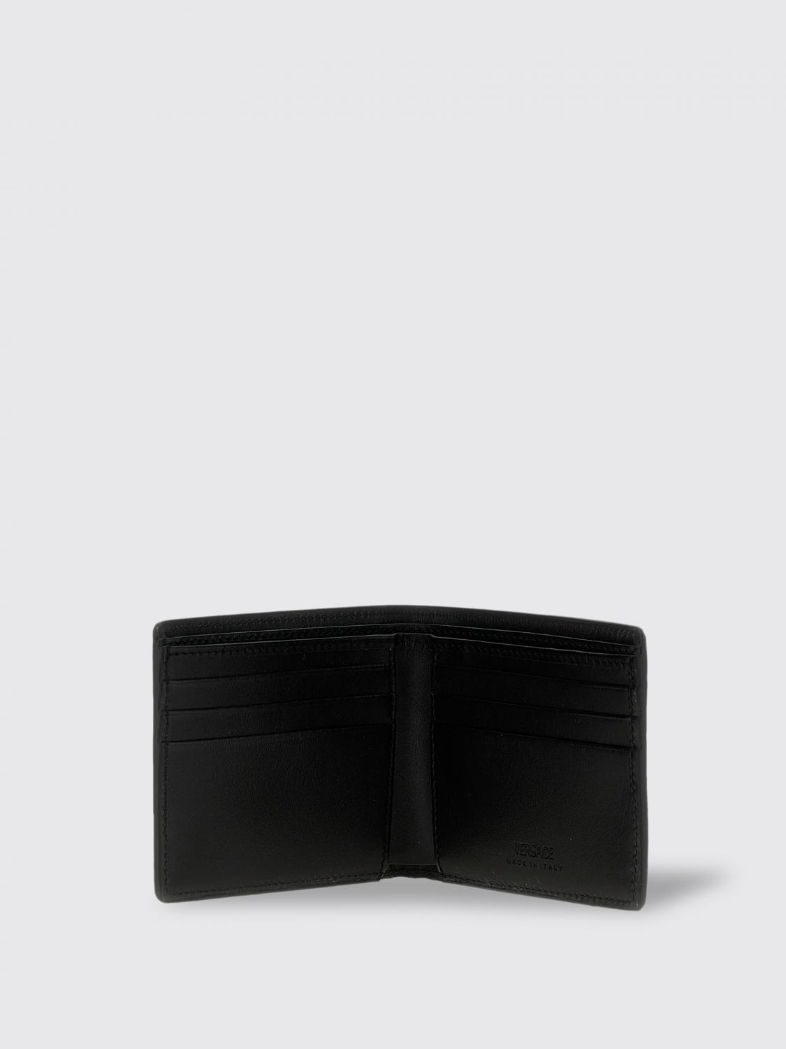 VERSACE WALLET: Wallet men Versace, Black - Img 2