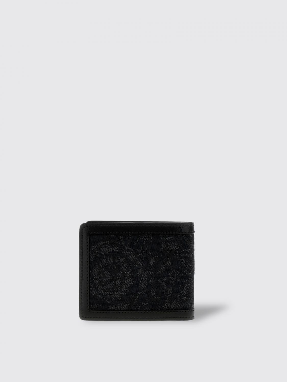 VERSACE WALLET: Wallet men Versace, Black - Img 3