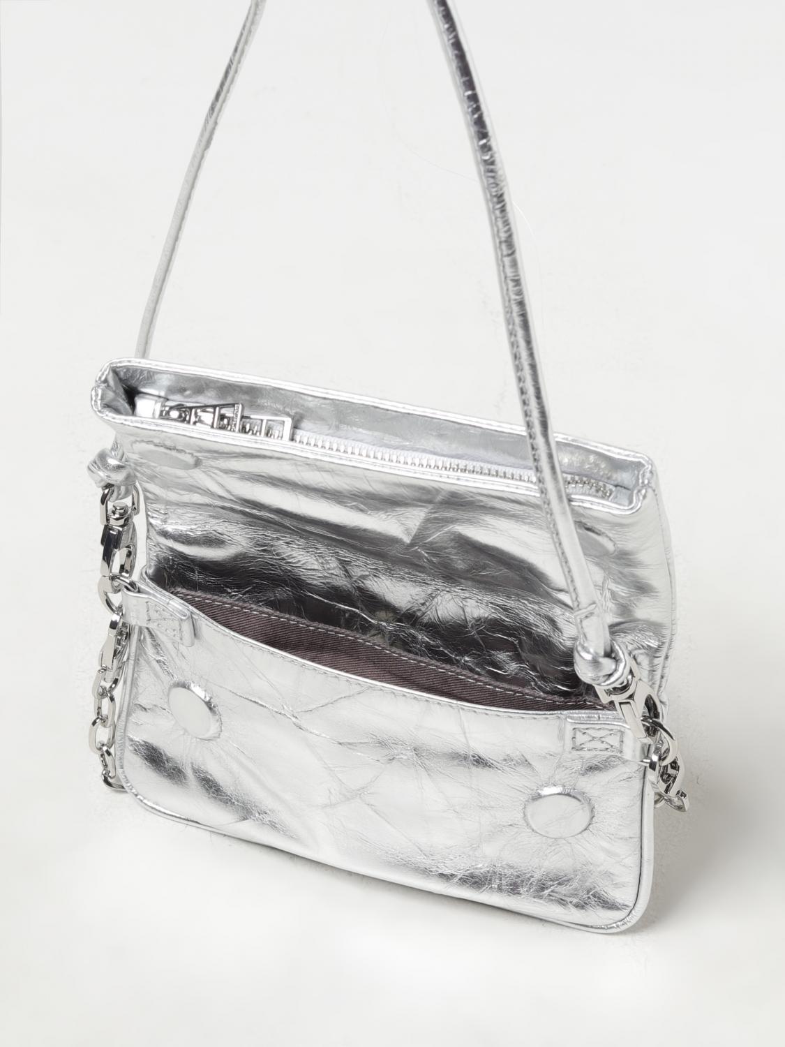 ZADIG & VOLTAIRE: Shoulder bag woman - Silver | Zadig & Voltaire