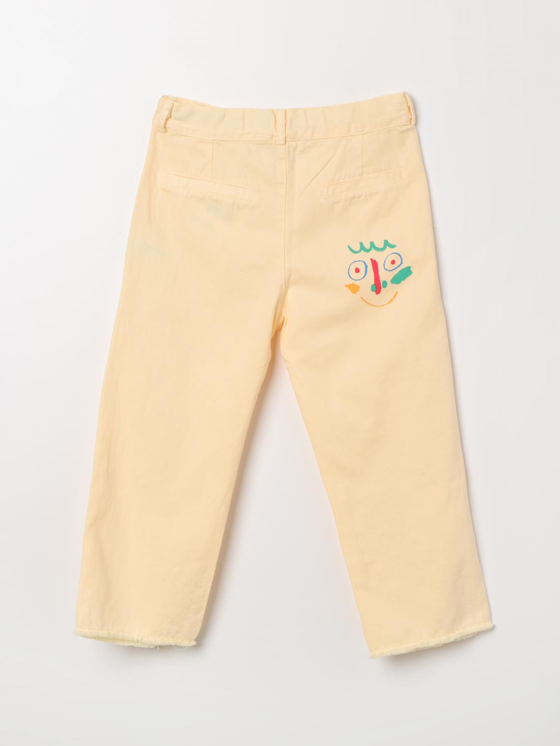 BOBO CHOSES PANTS: Pants kids Bobo Choses, Yellow - Img 2