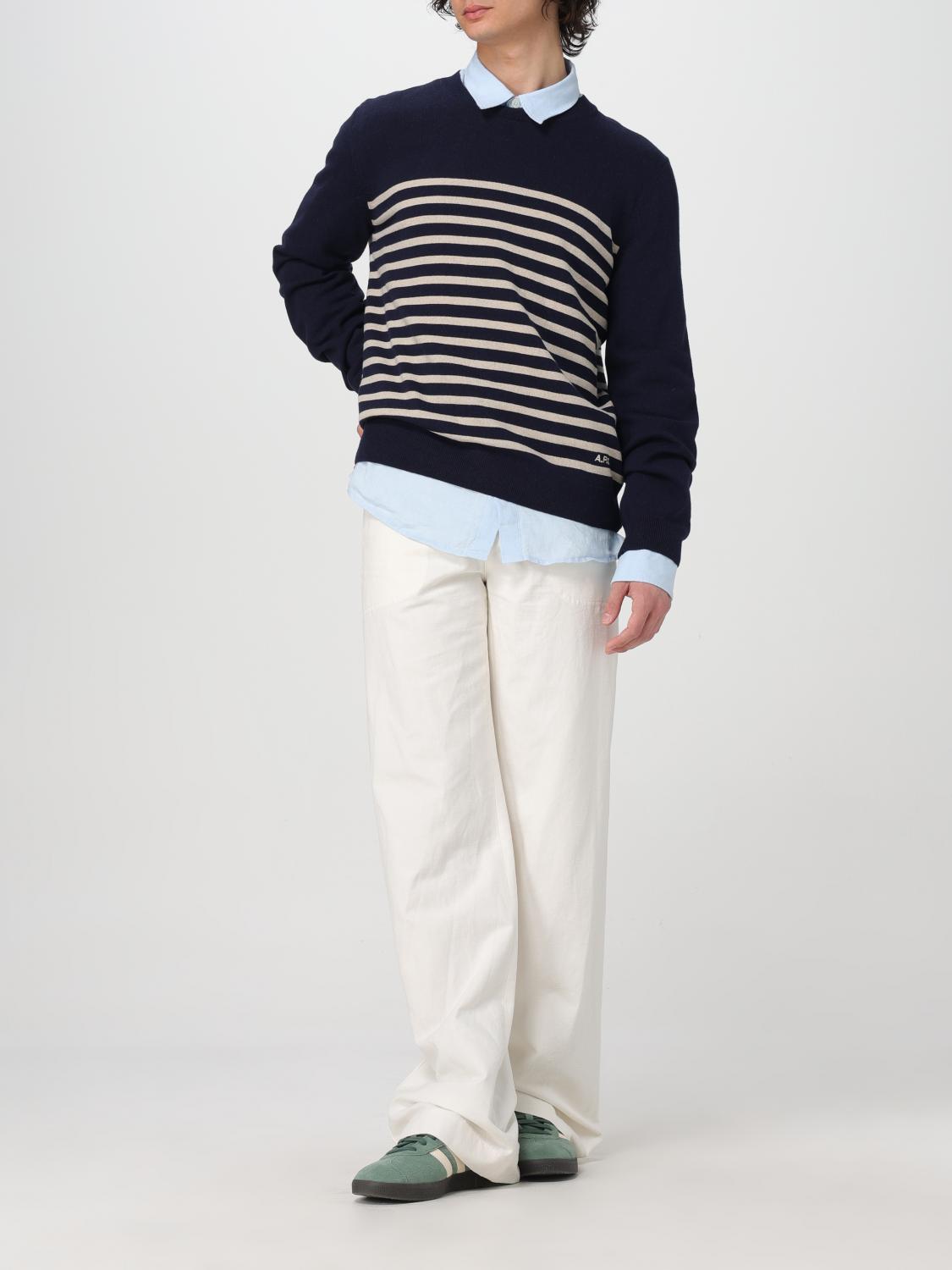 A.P.C. PULL: Pull homme A.P.C., Bleu - Img 2