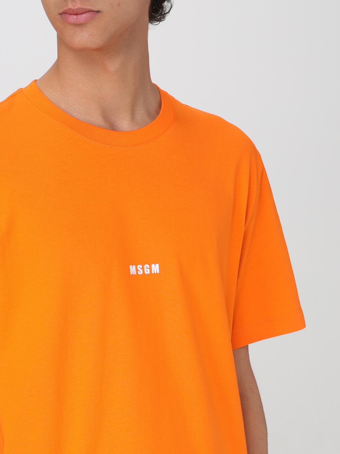 Tシャツ・カットソー MSGM Men T-shirt Orange 3640MM138247002 10 楽天市場】MSGM（カラーオレンジ）（Tシャツ・カットソー
