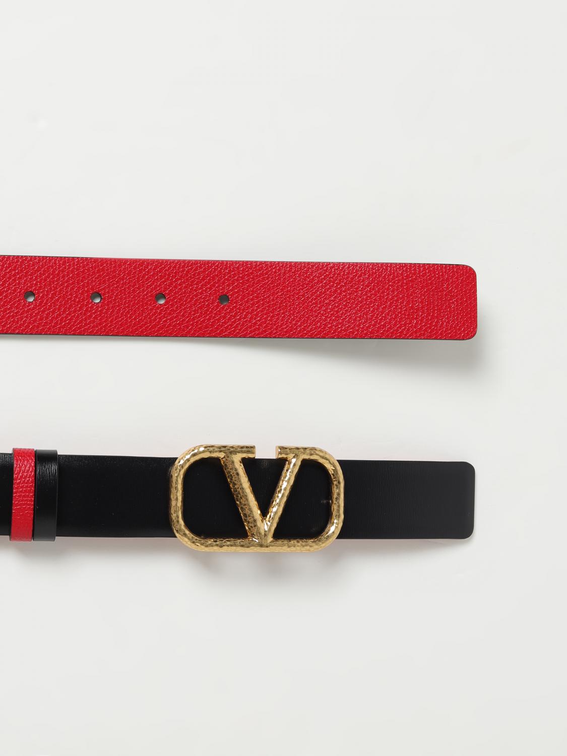 VALENTINO GARAVANI: Belt woman - Black | Valentino Garavani
