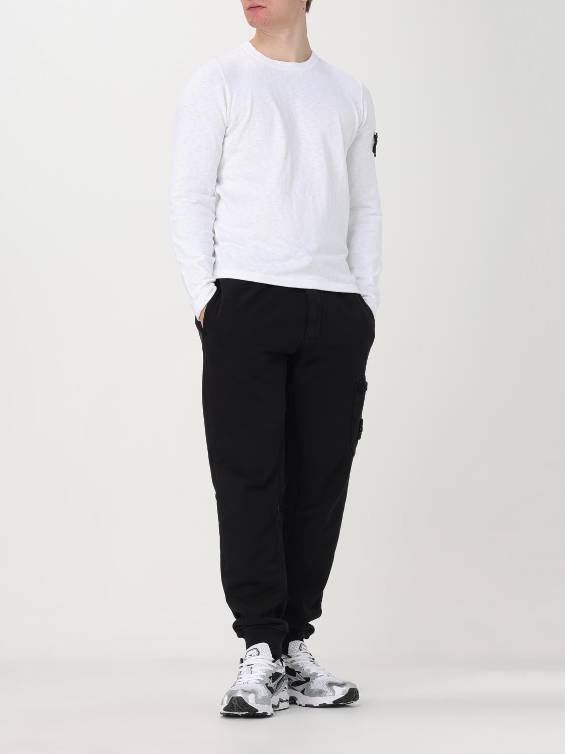 STONE ISLAND PULL: Pull homme Stone Island, Blanc - Img 2