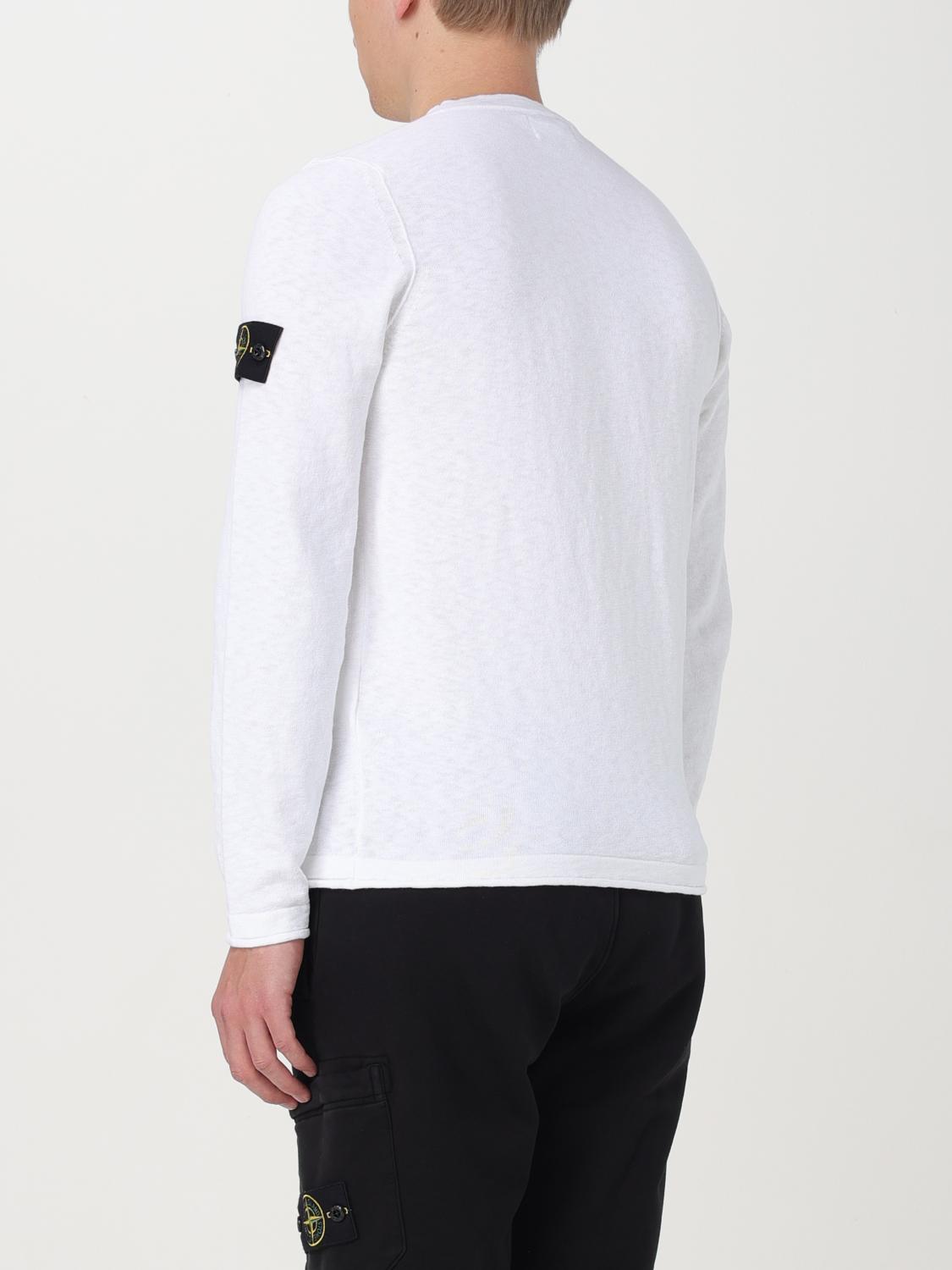 STONE ISLAND PULL: Pull homme Stone Island, Blanc - Img 3