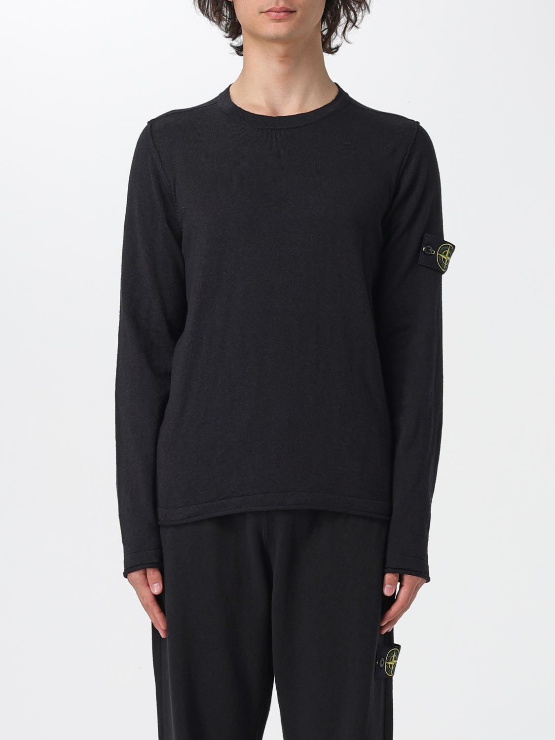 STONE ISLAND PULL: Pull homme Stone Island, Noir - Img 1