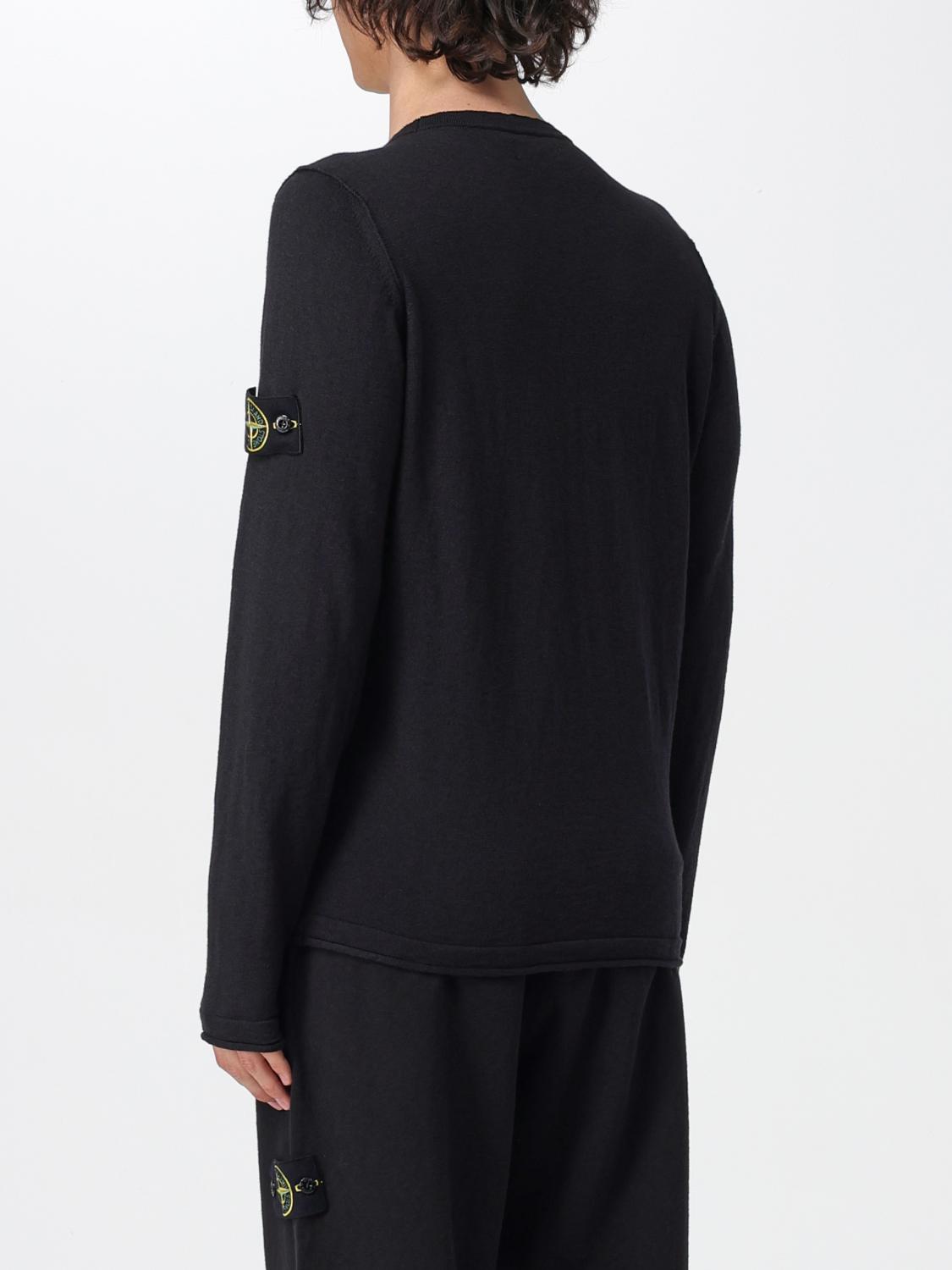STONE ISLAND PULL: Pull homme Stone Island, Noir - Img 3