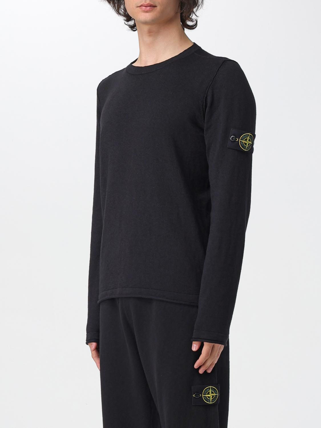 STONE ISLAND PULL: Pull homme Stone Island, Noir - Img 4