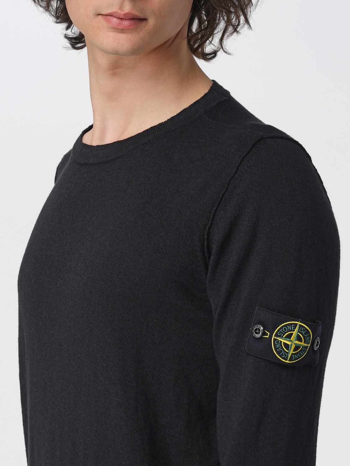 STONE ISLAND PULL: Pull homme Stone Island, Noir - Img 5