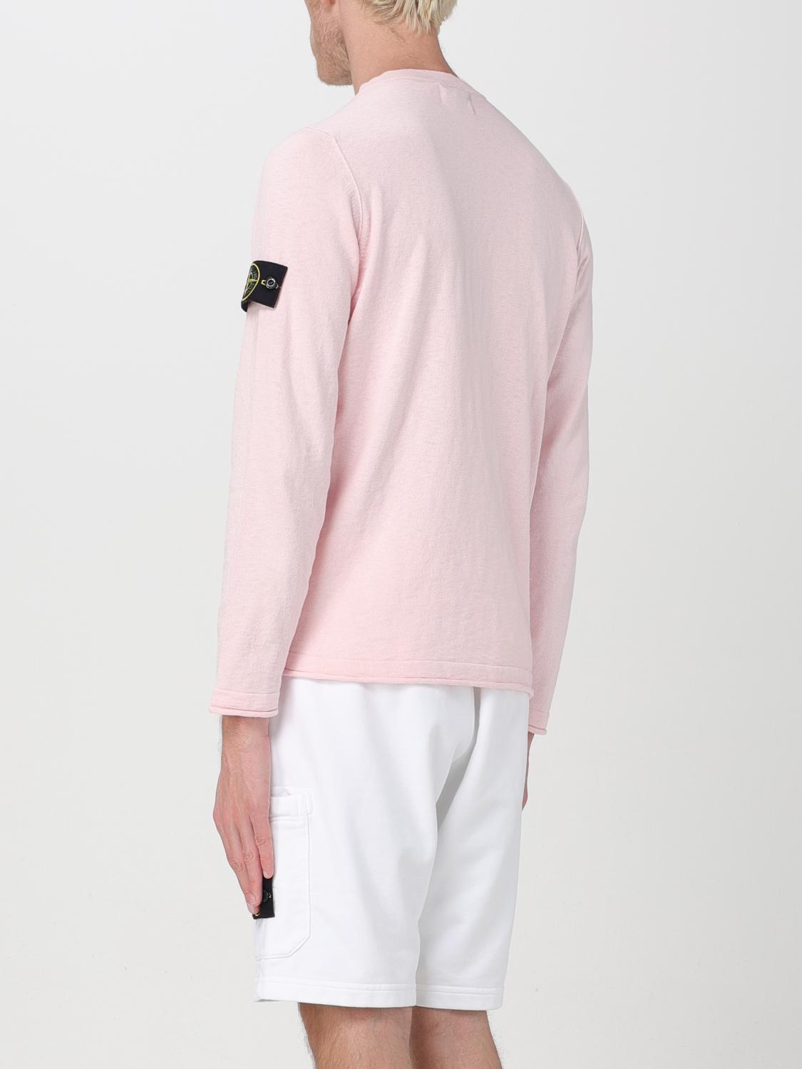 STONE ISLAND PULLOVER: Pullover herren Stone Island, Pink - Img 3